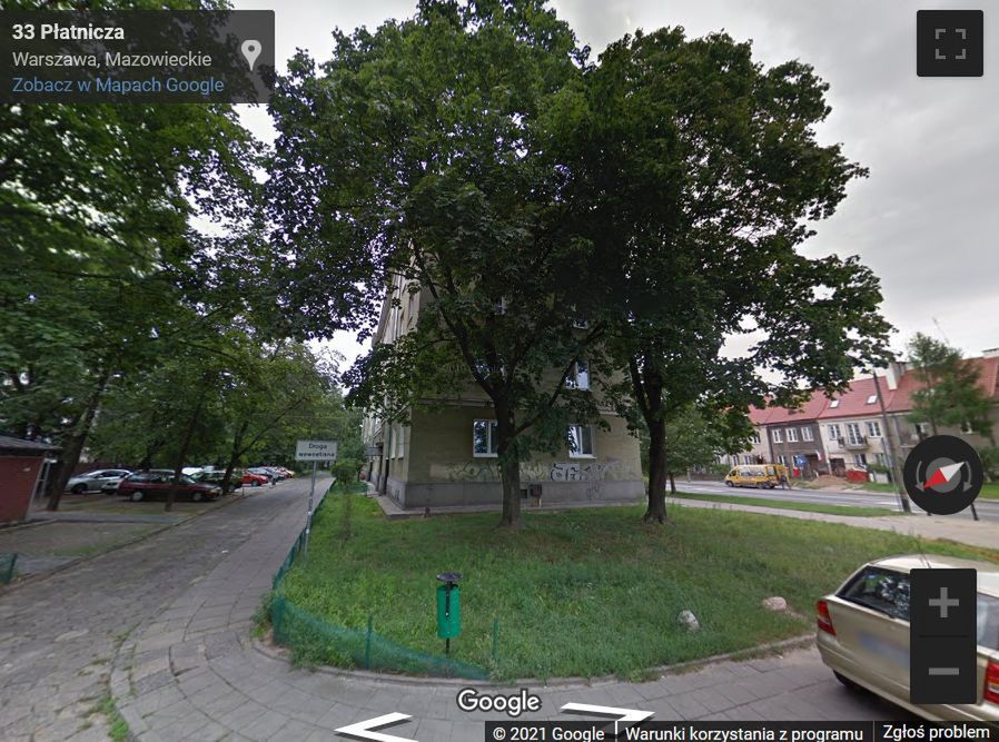 Budynek na warszawskich Bielanach, na którym namalowano nowy mural dla Kory