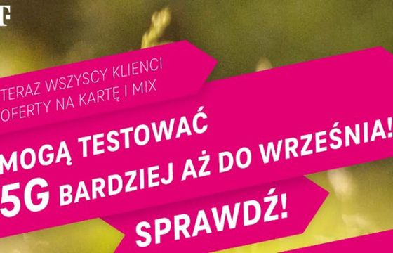 T-Mobile z większym zasięgiem 5G. Wydłuża promocję dla klientów prepaidowych