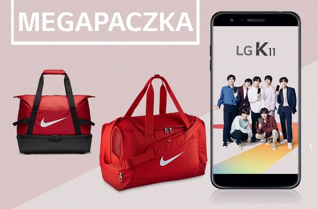 LG K11 z torbą Nike w prezencie