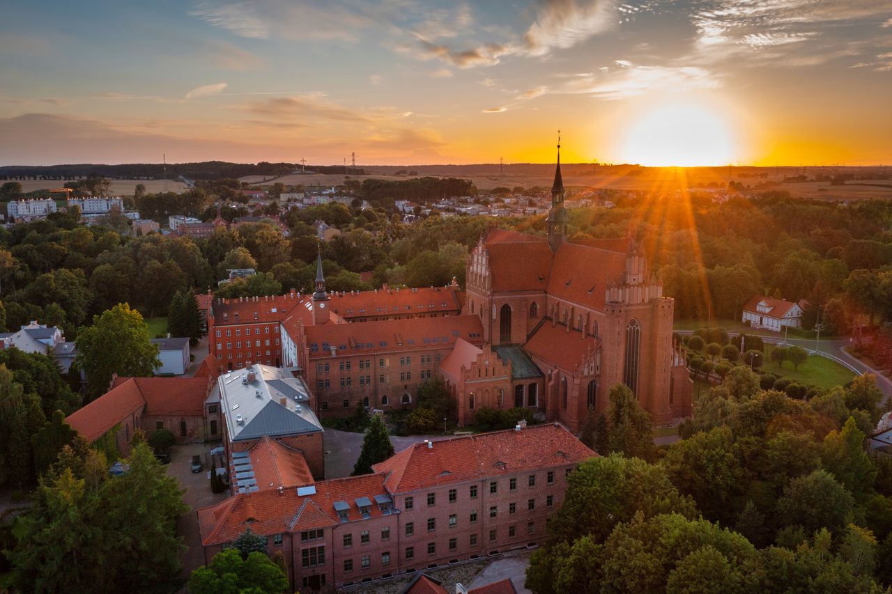 Miasto Pelplin skrywa wiele ciekawych obiektów 