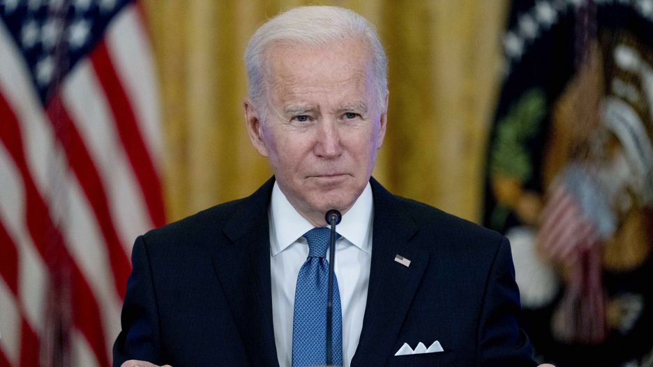 arch49President Joe Biden listens to reporter's questions during a meeting on efforts to lower prices for working families, in the East Room of the White House in Washington, Monday, Jan. 24, 2022. (AP Photo/Andrew Harnik)AP