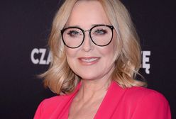 Agata Młynarska w odmłodzonej wersji. Jasny garnitur odjął jej lat