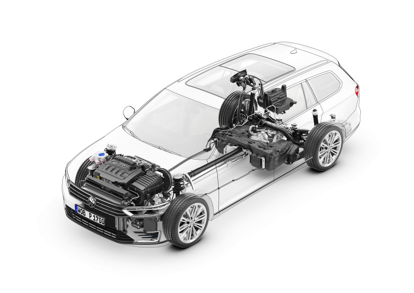 Nowy Volkswagen Passat przedstawiony w obszernej galerii zdjęć i ilustracji 93
