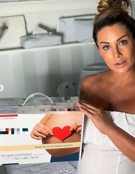 Małgorzata Rozenek reklamuje bank komórek macierzystych