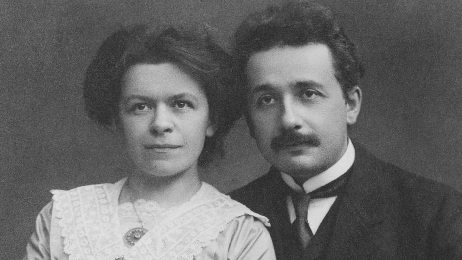 Mileva Einstein z mężem