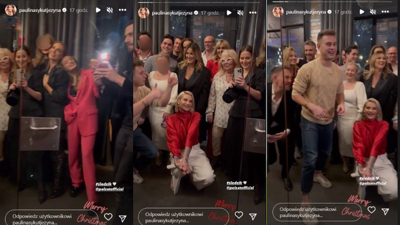Gwiazdy Polsatu bawią się na świątecznej imprezie