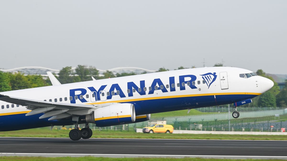 Irlandzki przewoźnik Ryanair (zdjęcie lustracyjne)