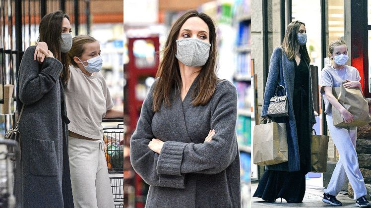 Angelina Jolie na zakupach z córką