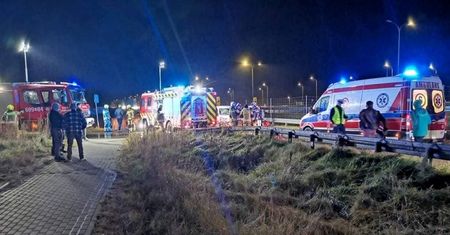 Potworny wypadek na Mazowszu. Dwoje 13-latków w szpitalu
