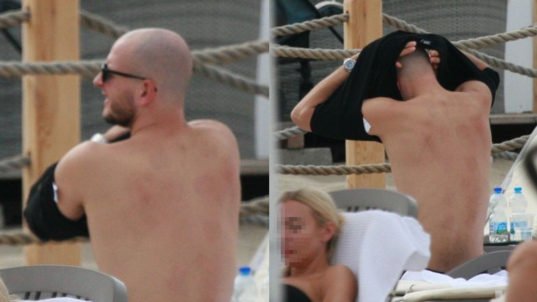 Bartosz Kurek na wakacjach w Sopocie