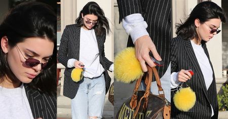 #TRENDY: Kendall Jenner w dżinsach z dziurami