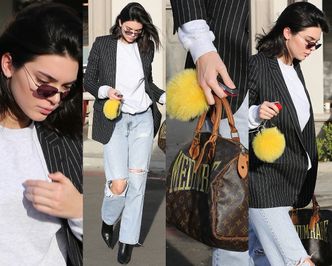 #TRENDY: Kendall Jenner w dżinsach z dziurami