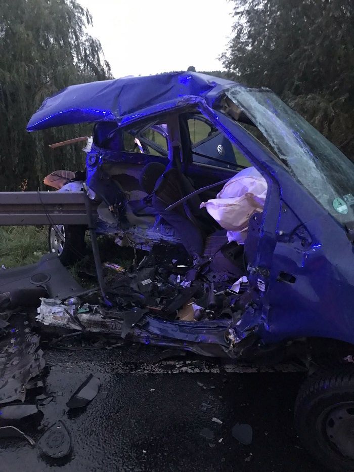 Tragiczny wypadek z udziałem volkswagena i kii w Łęcznej