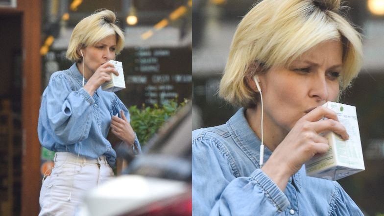 Marieta Żukowska kupuje zupę za 30 złotych