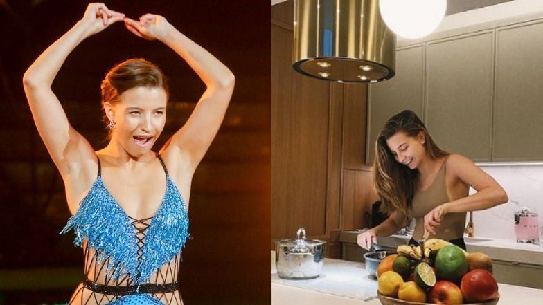 Julia Wieniawa zachwyca się złotym okapem