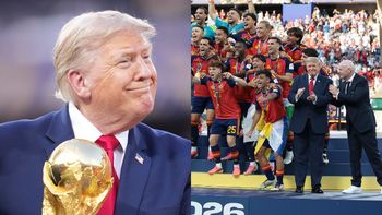 Donald Trump dał popis na mundialu. Nie chciał zejść ze sceny i ZEPSUŁ historyczne ujęcie Hiszpanom (WIDEO)
