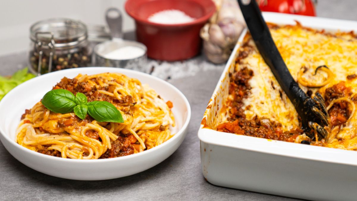 Jak się okazuje spaghetti i lasagne można połączyć w jedno danie