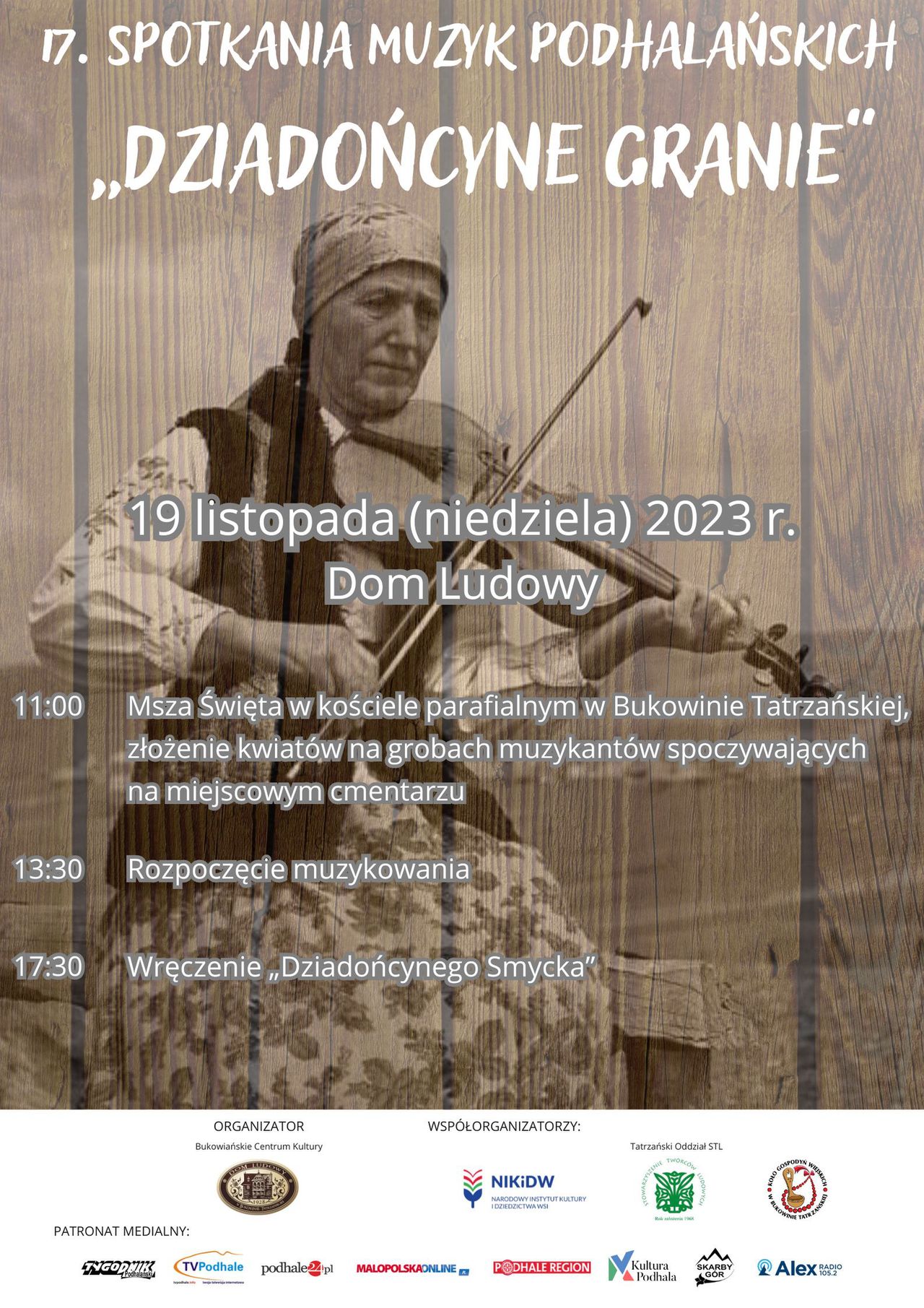 17. Spotkania Muzyk Podhalańskich „Dziadońcyne Granie”