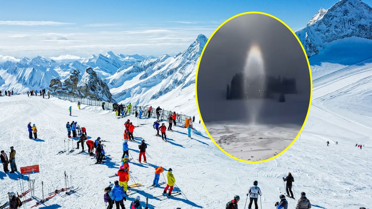 Nietypowe zjawisko zauważono na stoku narciarskim w Austrii