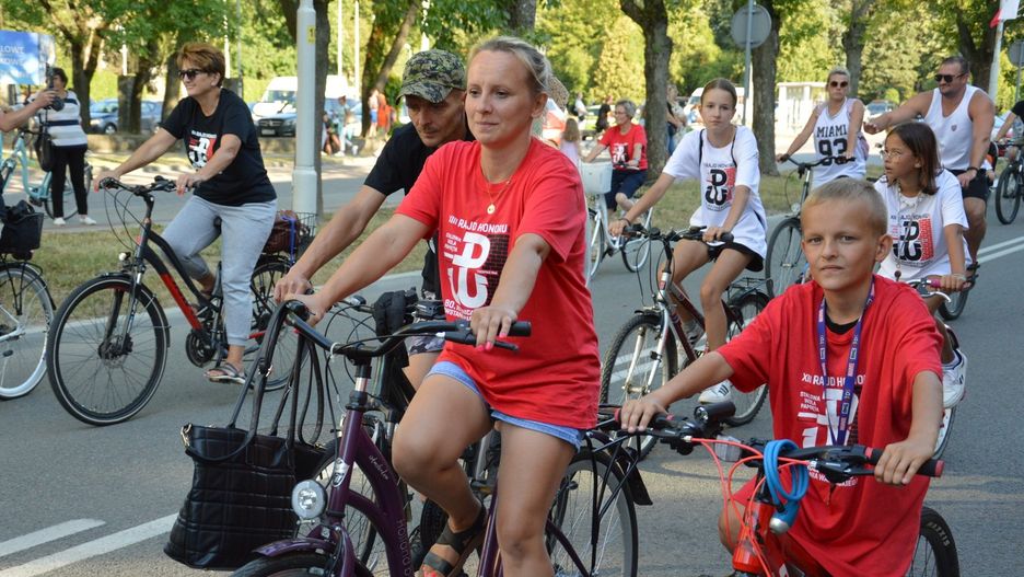 Tak było w ubiegłym roku na rowerowy Rajdzie Honoru w hołdzie bohaterom Powstania Warszawskiego