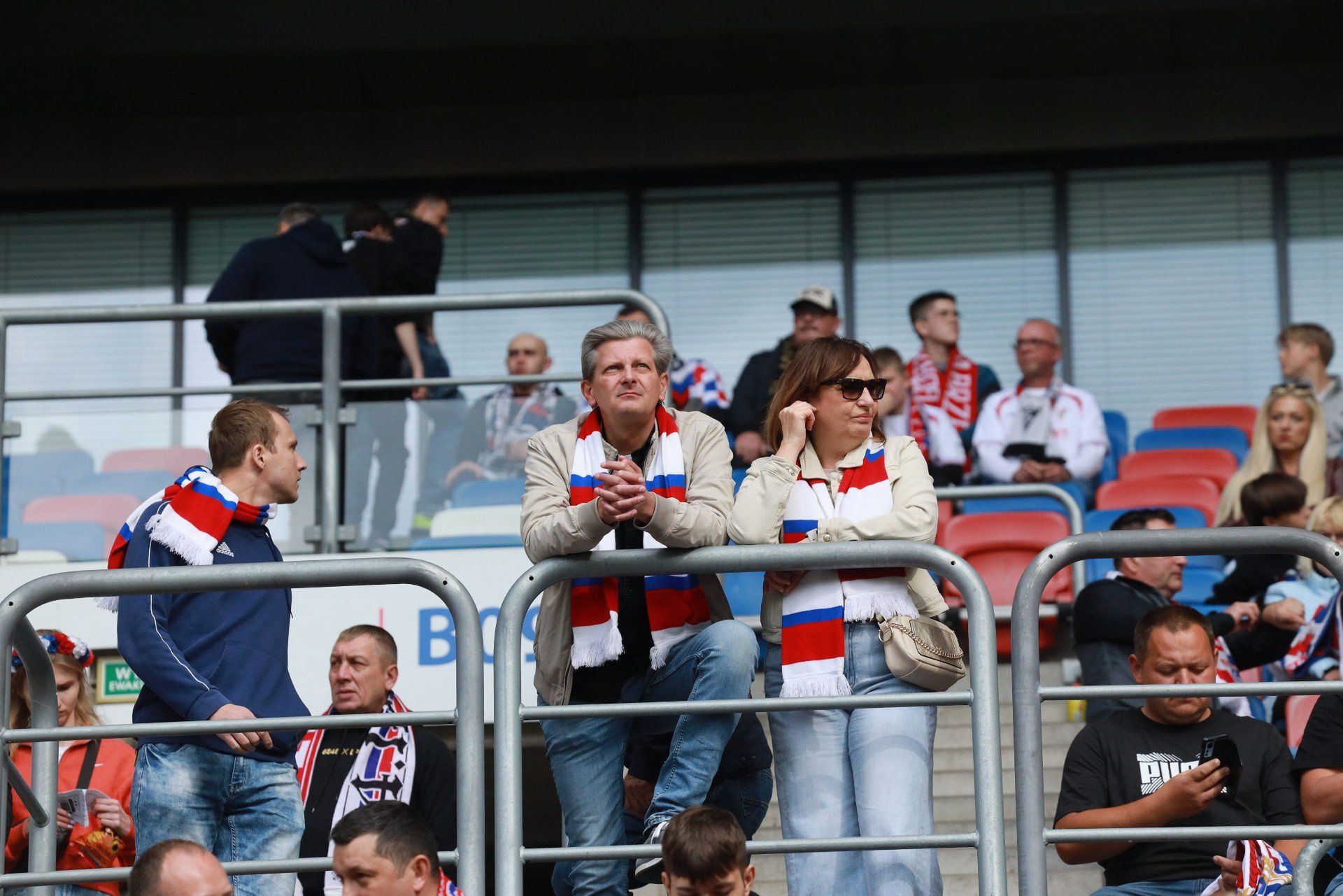 Kibice na meczu Górnika Zabrze z Koroną Kielce