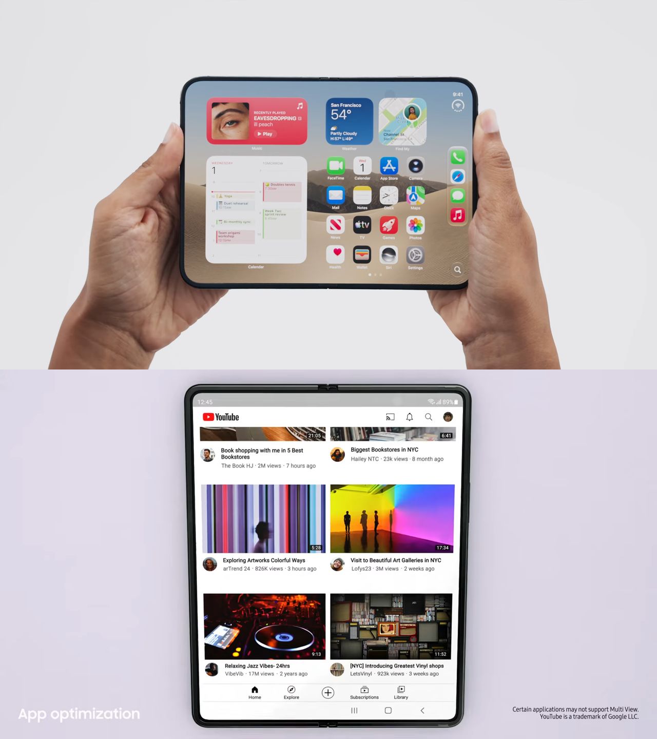iPhone Duo i Galaxy Z Fold 3