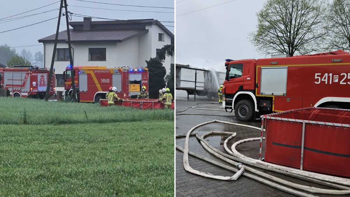 Duży pożar w Wielkopolsce.