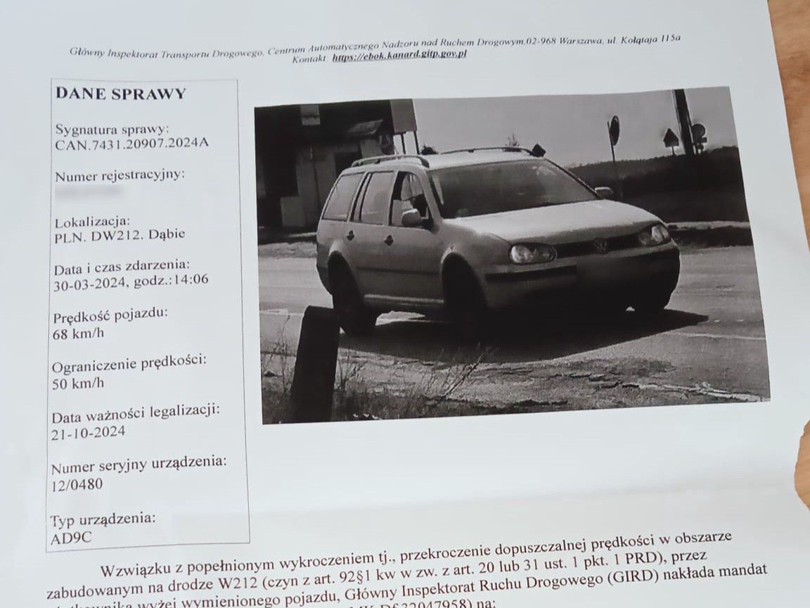 Kierowcy dostają fałszywe wezwania do zapłaty. GITD ostrzega