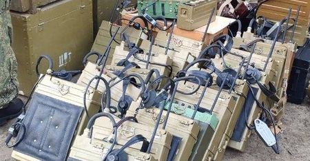 Radiostacje zmobilizowanych Rosjan. Są to czasy ZSRR