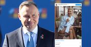 Małgorzata Kożuchowska w kusych spodenkach. Prezydent reaguje