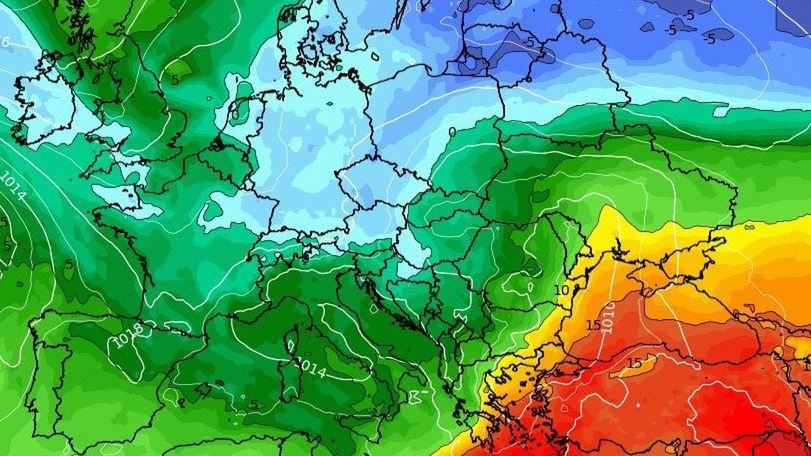 Pogoda. Zmiana w prognozach. Arktyczny chłód i -2 st. C (wxcharts.com/screen)