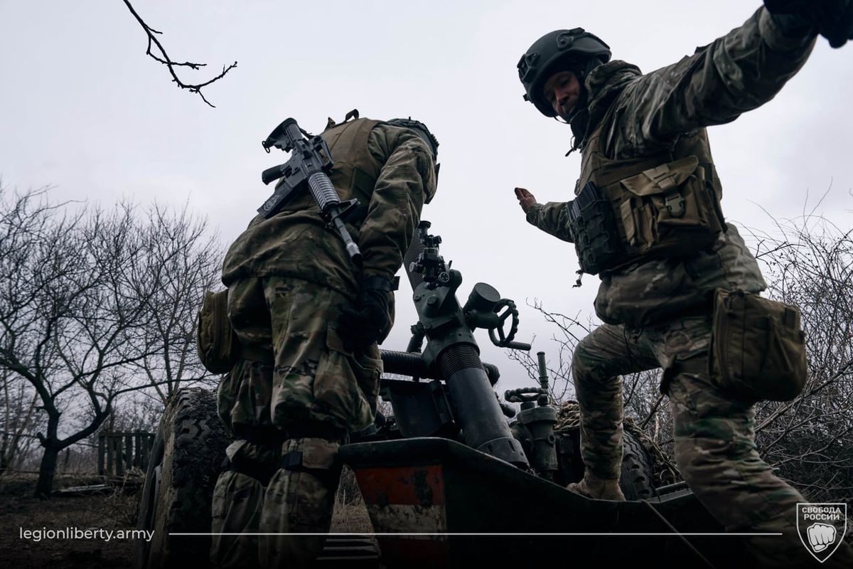 Żołnierze legionu "Wolność Rosji"