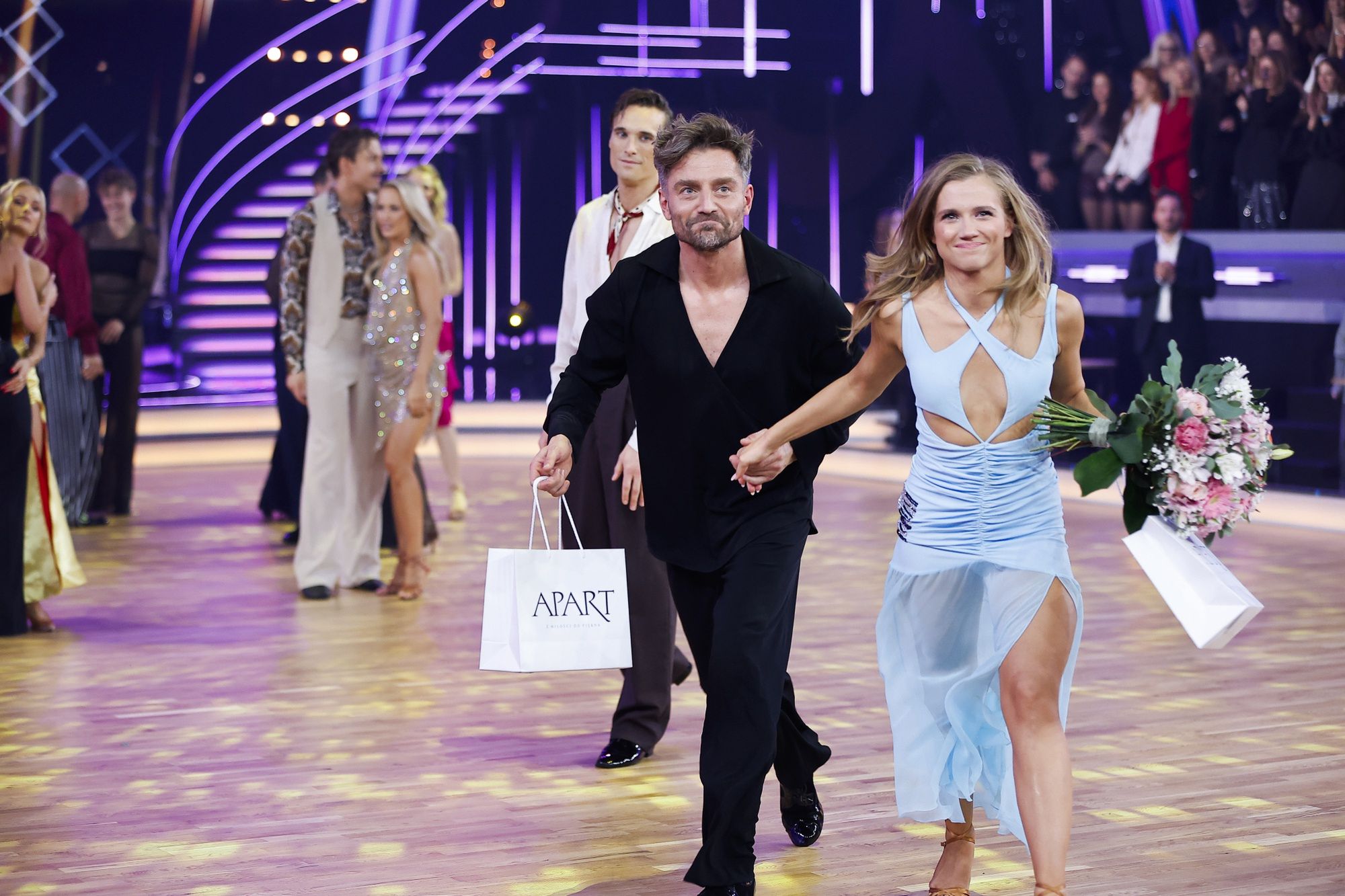 Agnieszka Kaczorowska i Marcin Rogacewicz