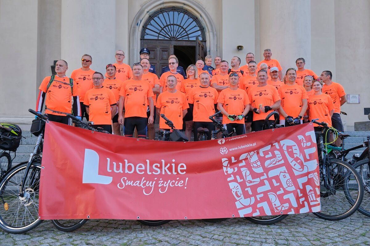 Rowerowa pielgrzymka policjantów z Lublina na Jasną Górę 2022
