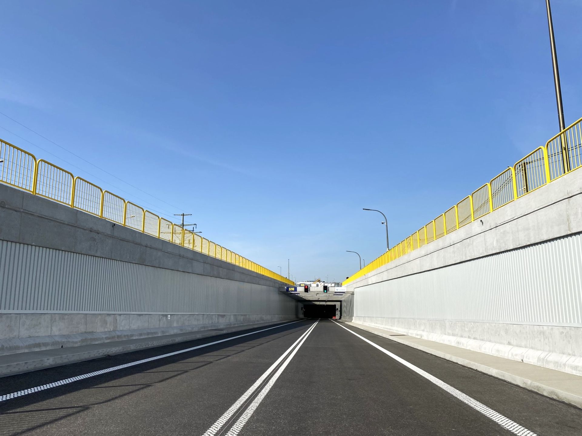 Tunel pod Świną. Na zdjęciu część rampowa