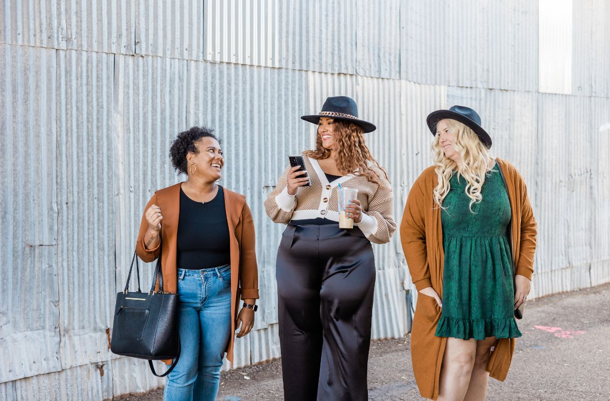 American activists organizing a beach day for plus size individuals