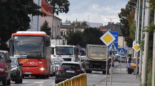 Malbork: Trwa przebudowa skrzyżowania na drodze wojewódzkiej 515