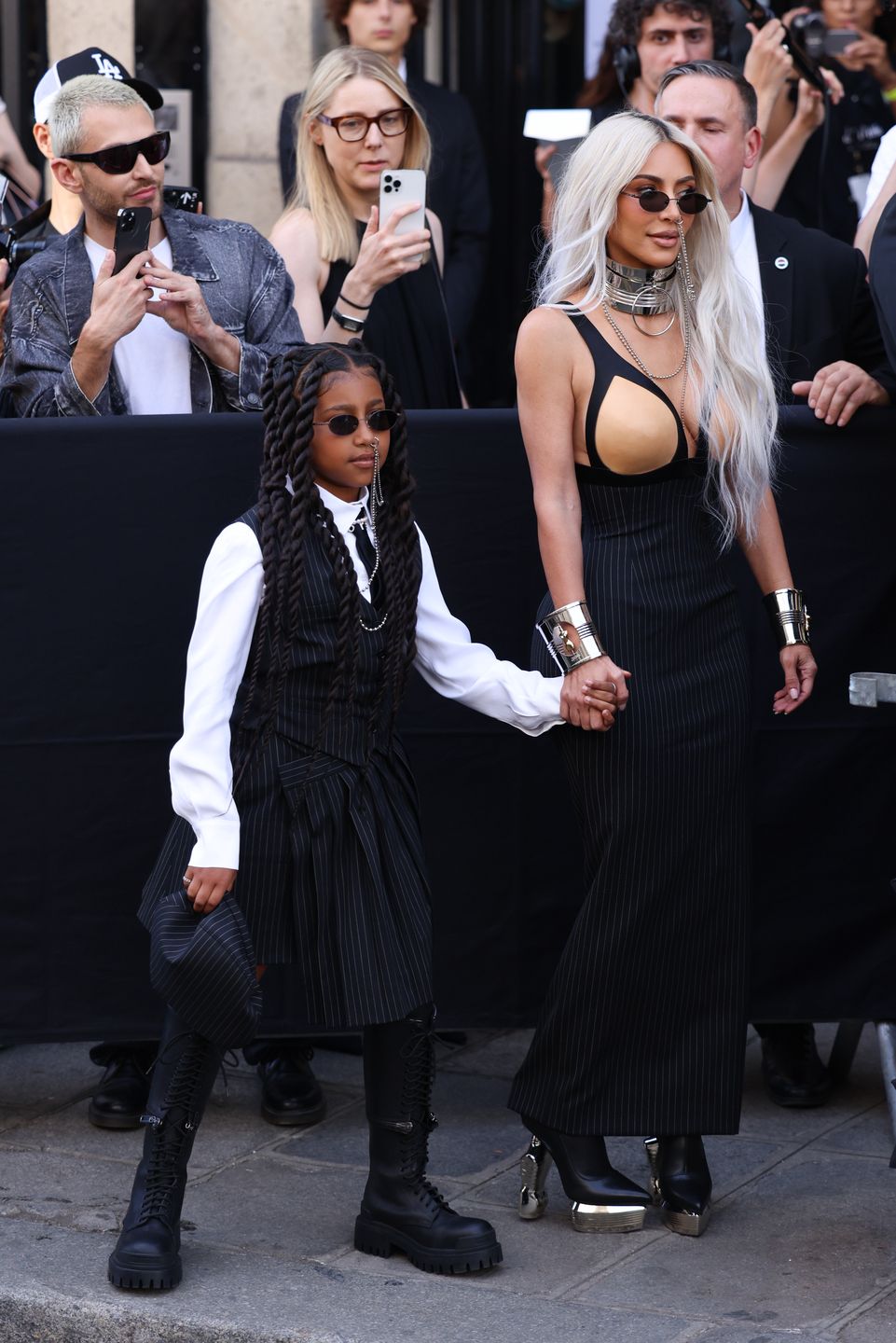 Kim Kardashian i North West w Paryżu