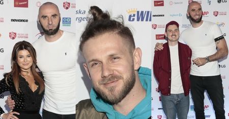 Marcin Gortat i doktor Żaneta demonstrują swoją miłość na ściance obok KOCZKA Antka Królikowskiego i speszonego Dawida Podsiadły (ZDJĘCIA)