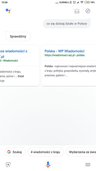 wiadomości z Polski trzeba szukać samodzielnie