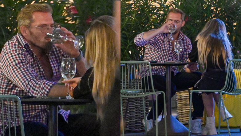 Jarosław Bieniecki na spotkaniu z tajemniczą kobietą