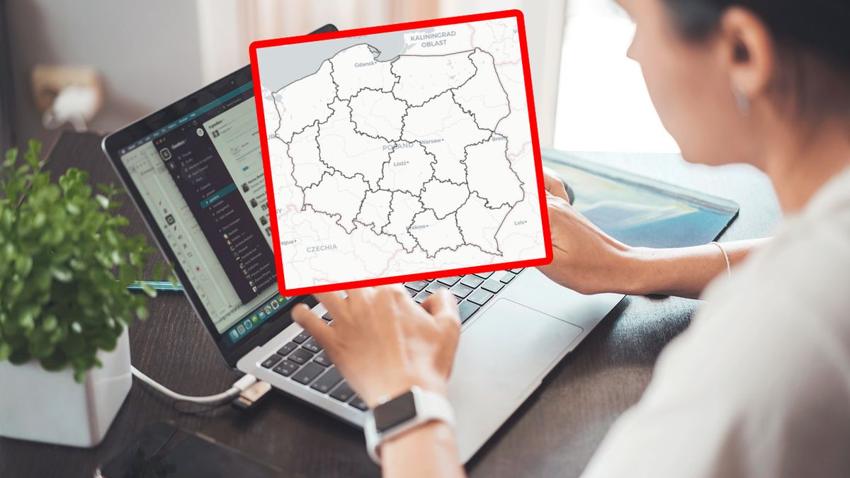 Mapa dostępu do internetu w Polsce