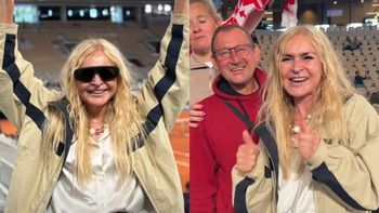 Monika Olejnik szaleje na trybunach z RODZICAMI MAI CHWALIŃSKIEJ (FOTO)