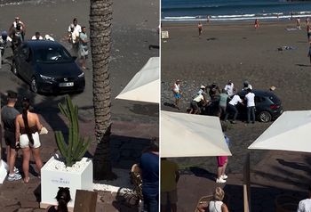 Wjechał na plażę i utknął w piasku. Tłumaczył się, że to przez przypadek