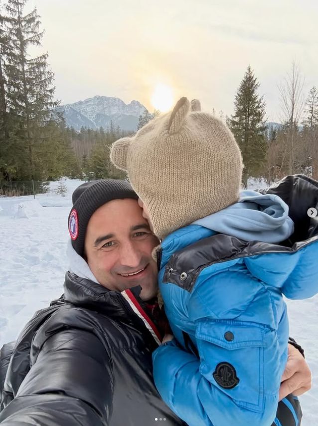 Misiek Koterski z synem