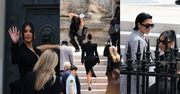 Kim Kardashian maszeruje w towarzystwie Kris Jenner do paryskiego sądu, by złożyć zeznania ws. napadu sprzed dziewięciu lat