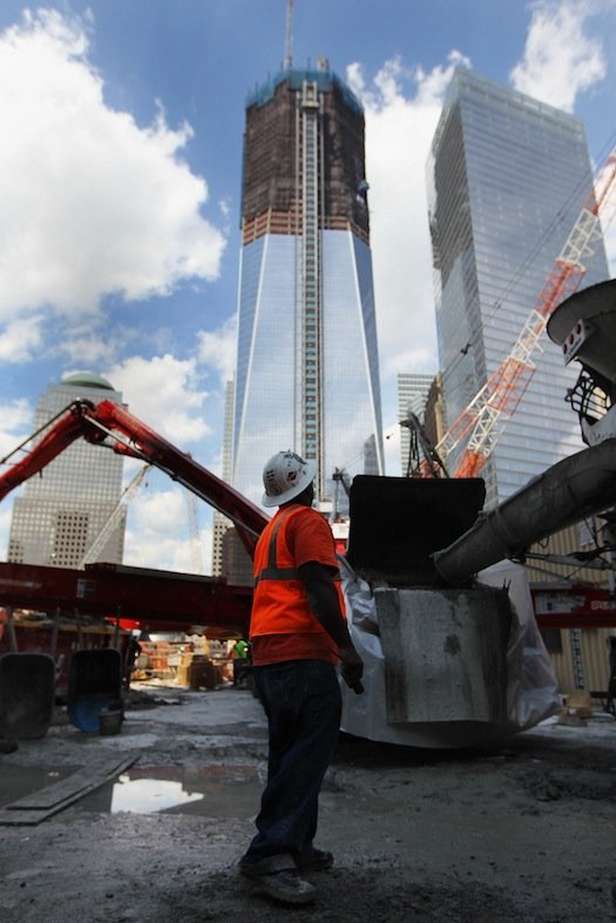 Budowa 1WTC (Fot. PopSci.com)