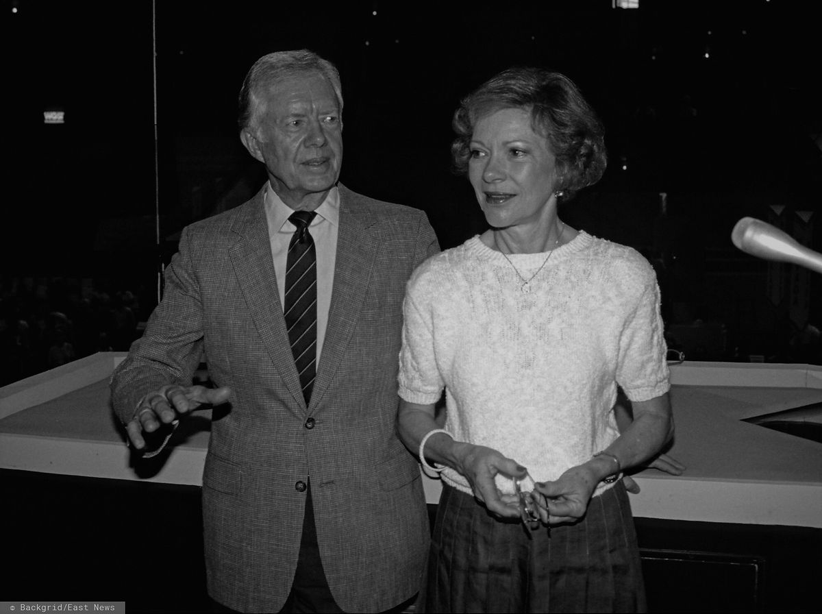 Nie żyje Rosallyn Carter (P) - była pierwsza dama USA, żona prezydenta Jimmy'ego Cartera (L). Miała 96 lat
