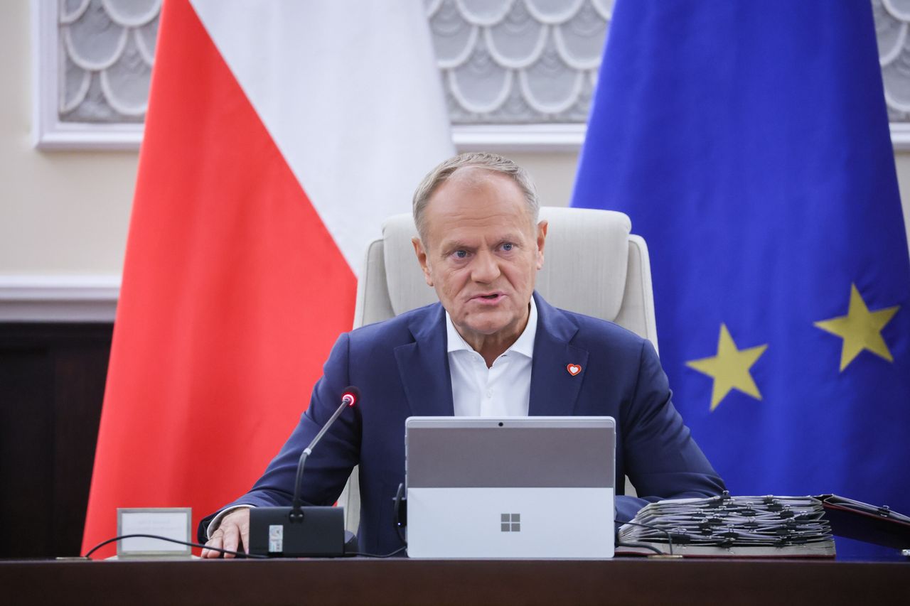 Odgraża się Niemcom. Tusk z przekazem do Berlina