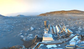 NASA pokazuje, jak wygląda dzień na Marsie. Panorama z łazika Curiosity